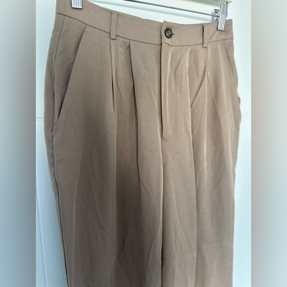 Reformation Mason High-Waist Wide-Leg Trousers | Size 4 | TENCEL™ | Made in USA - Picture 6 of 12
